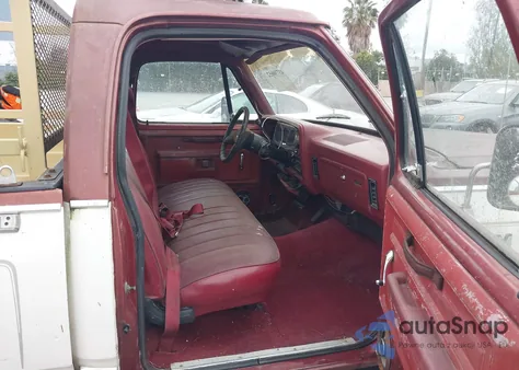 1986 Dodge D-Series D100 z USA, uszkodzony, nr VIN 1B7FD04W6GS087141